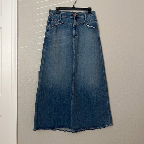 MOTHER Maxi Denim Skirt - Picture 5 of 10